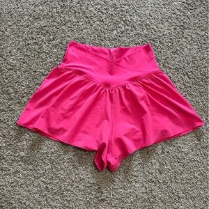 Aerie Women's Athletic Shorts in Vibrant Pink